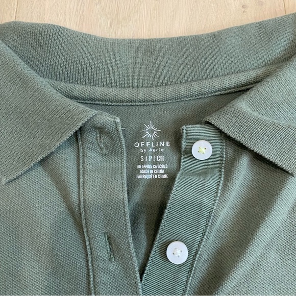 Aerie | Polo Collared Tshirt Bundle 💚🩵 - Picture 3 of 12